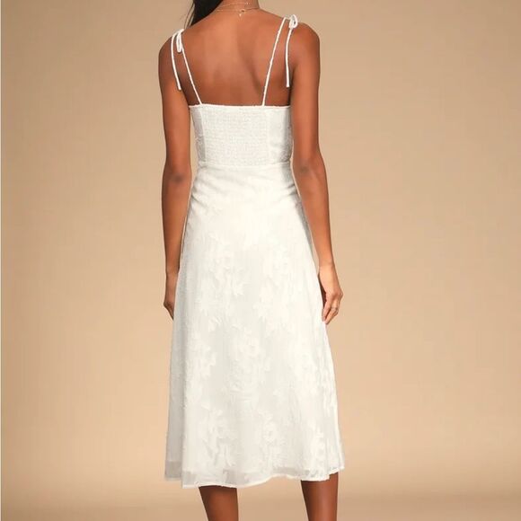 Lulus white midi dress - Picture 6 of 15
